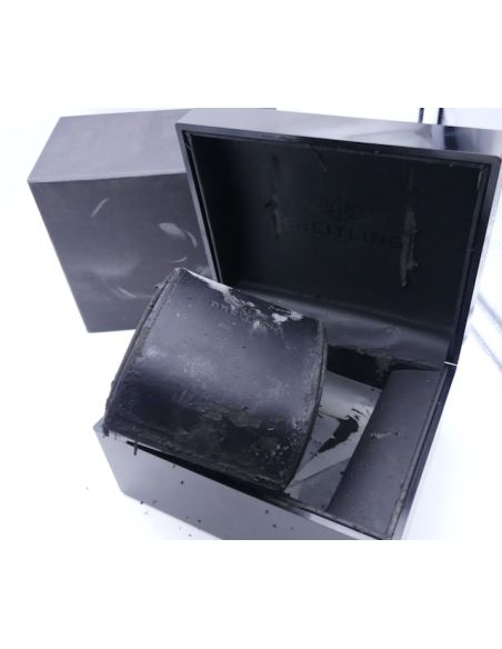 Breitling Chronomat écrin + papiers - Vintage Bakelite watch box with papers