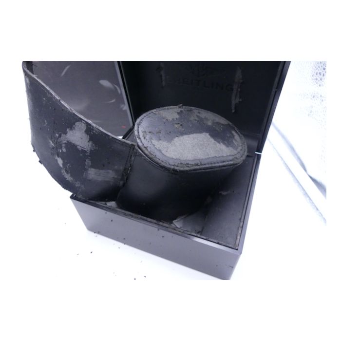 Breitling Chronomat écrin + papiers - Vintage Bakelite watch box with papers