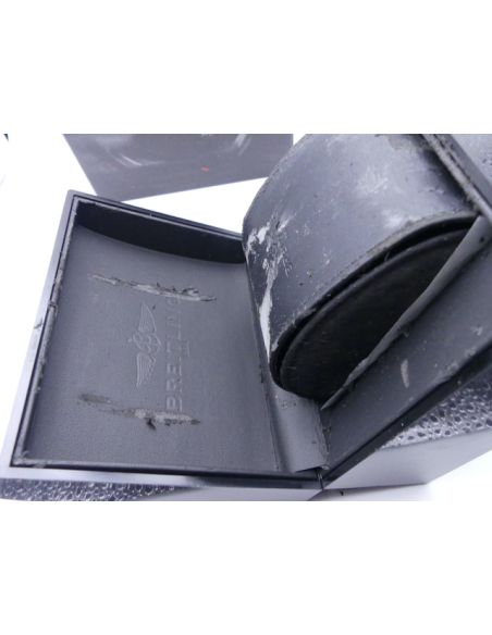 Breitling Chronomat écrin + papiers - Vintage Bakelite watch box with papers