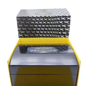 Breitling Chronomat écrin + papiers - Vintage Bakelite watch box with papers