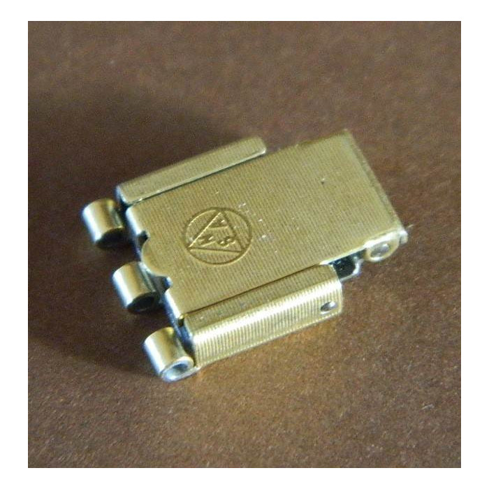 Fermoir NSA plaqué or