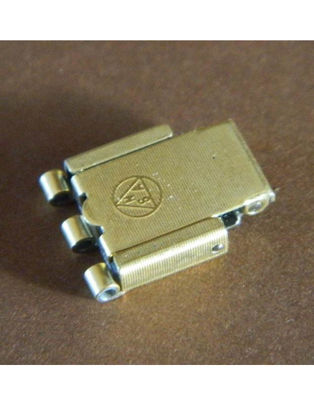 Fermoir NSA plaqué or