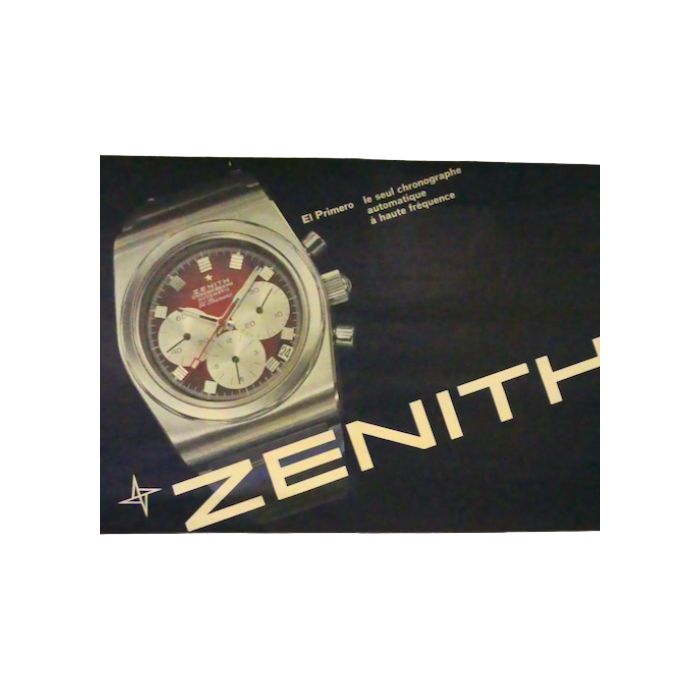 Zenith El Primero affiche vintage