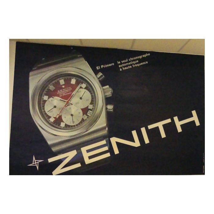 Zenith El Primero affiche vintage