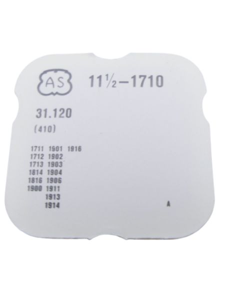 AS 1710 - 410 Pignon de remontoir (à l'unité) - Winding pinion (per unit)