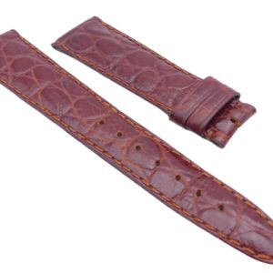 Certina bracelet cuir 20/16 - leather strap - croco style