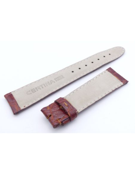 Certina bracelet cuir 20/16 - leather strap