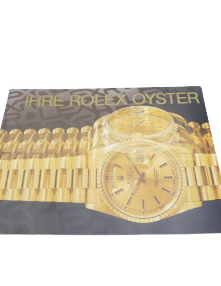 Livret Ihre Rolex Oyster 1997 - Allemand - Rolex booklet