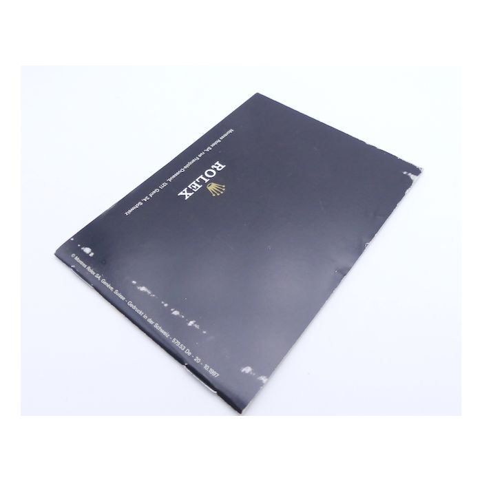 Livret Ihre Rolex Oyster 1997 - Allemand - Rolex booklet