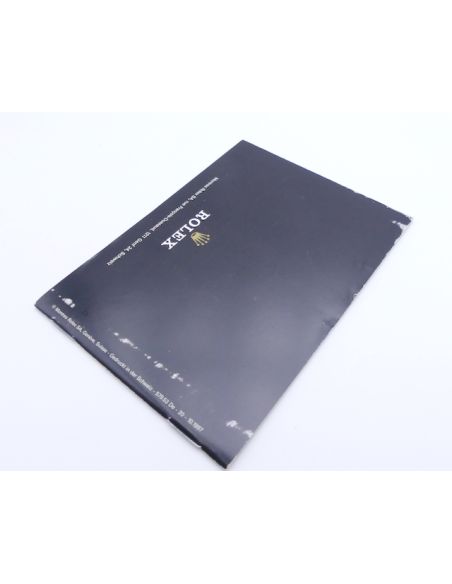 Livret Ihre Rolex Oyster 1997 - Allemand - Rolex booklet
