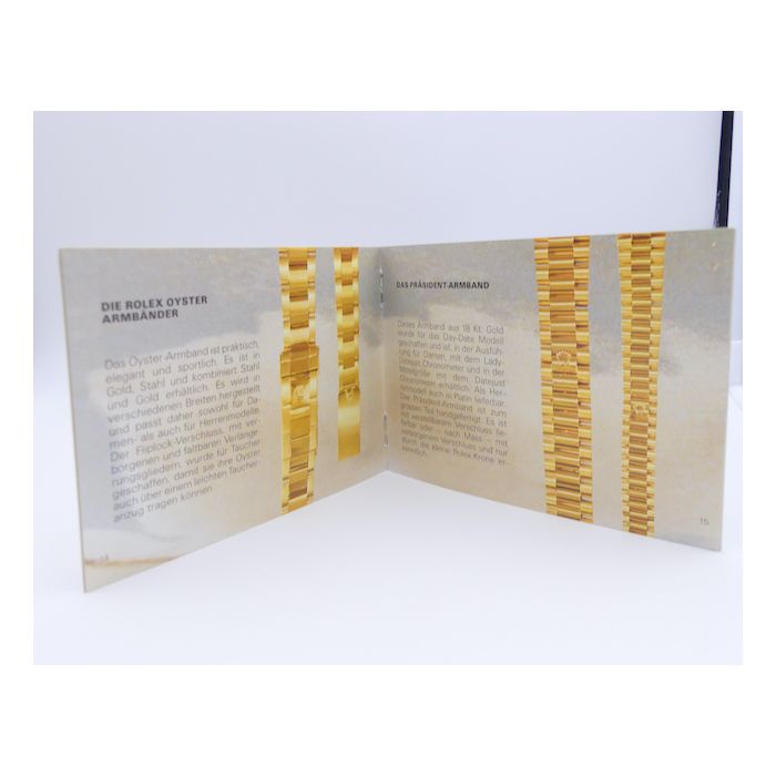 Livret Ihre Rolex Oyster 1997 - Allemand - Rolex booklet