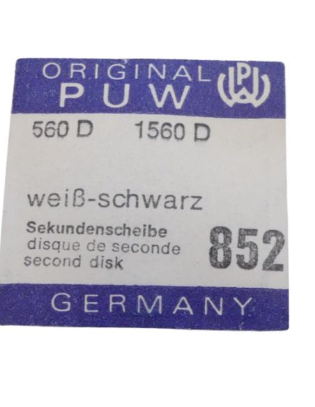 PUW 560D - 852 Disque de seconde (Blanc) - Second disk (White)