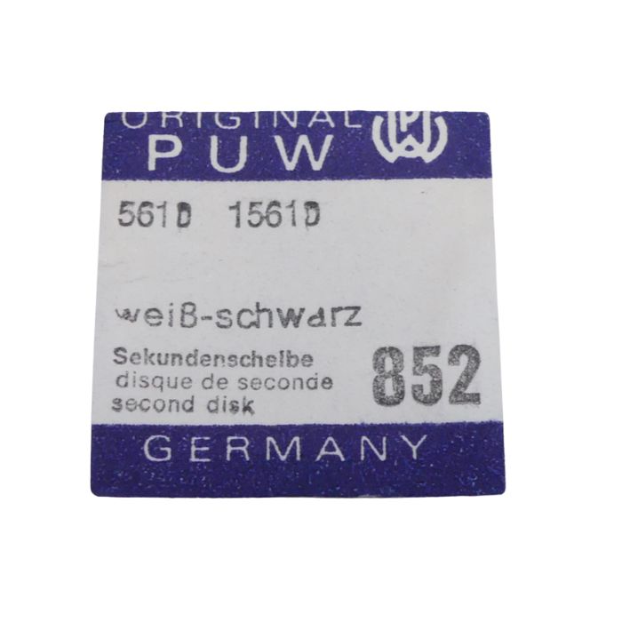 PUW 561D - 852 Disque de seconde (Blanc) - Second disk (White)