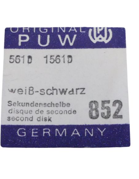 PUW 561D - 852 Disque de seconde (Blanc) - Second disk (White)