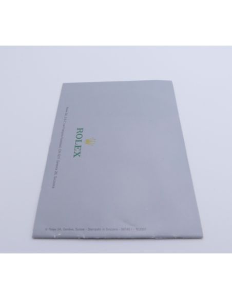 Rolex Explorer Booklet 2007 - Italian