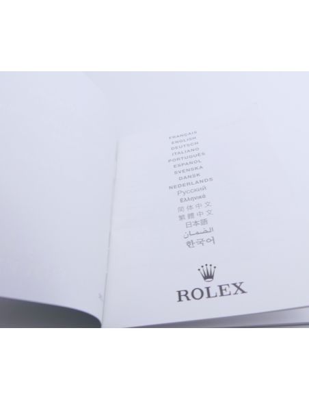 Rolex Manuel de Garantie - Guarantee booklet