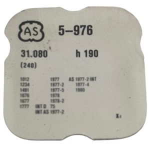 As 976 - 240 Chaussée lanternée - Cannon pinion