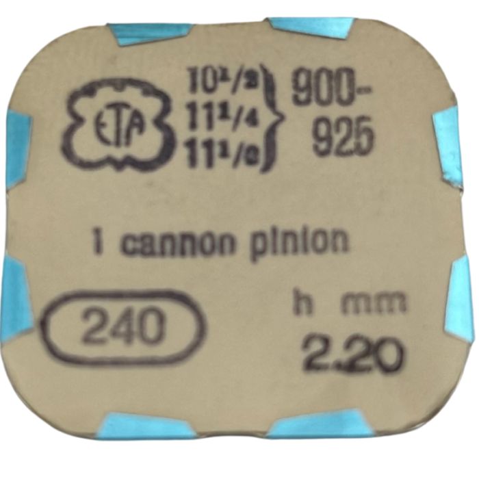 ETA 900 - 240 Chaussée lanternée - Cannon pinion