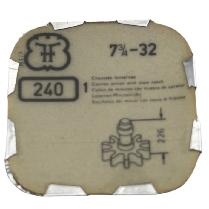 FHF 32 - 240 Chaussée lanternée - Cannon pinion