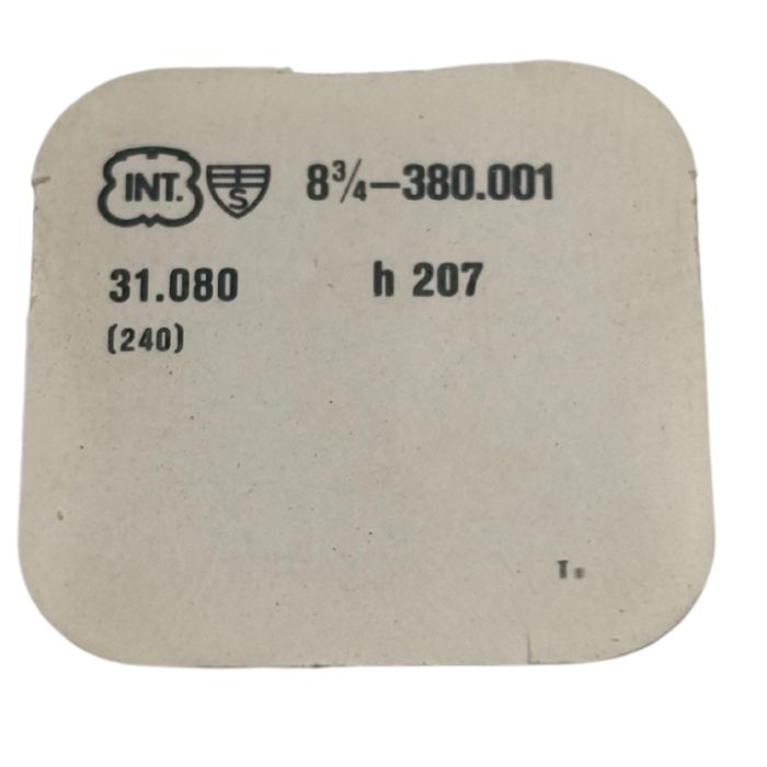 INT 380.001 - 240 Chaussée lanternée - Cannon pinion