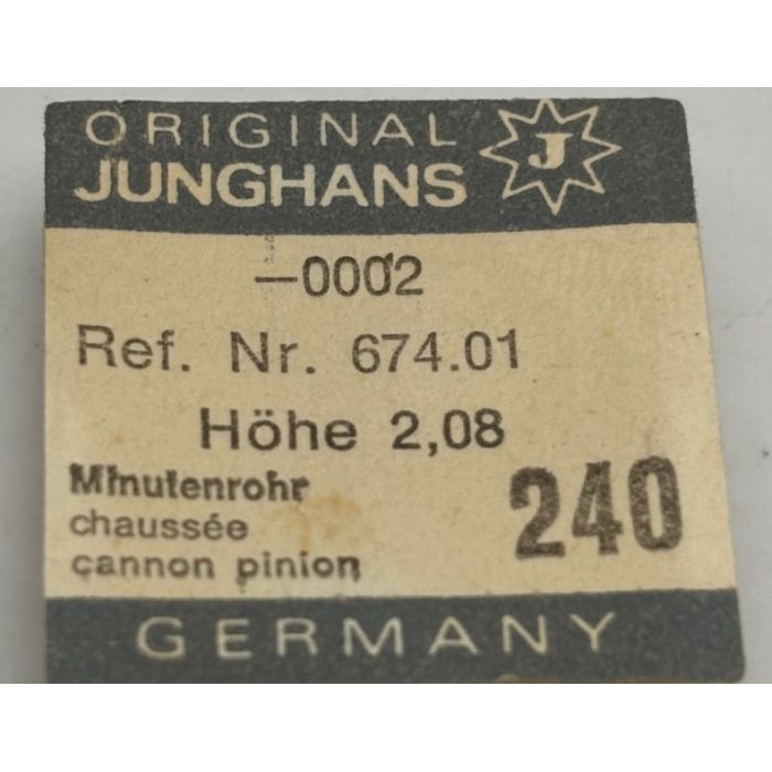 Junghans 674.01 - 240 Chaussée lanternée - Cannon pinion