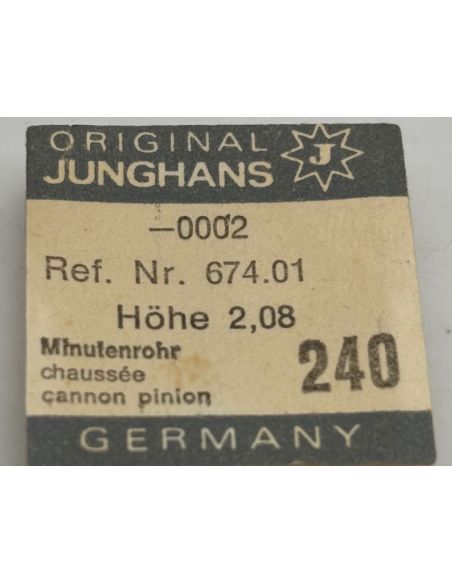 Junghans 674.01 - 240 Chaussée lanternée - Cannon pinion
