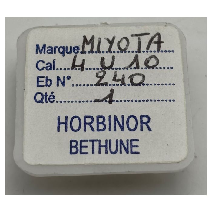 Miyota 4U10 - 240 Chaussée lanternée - Cannon pinion - H:305