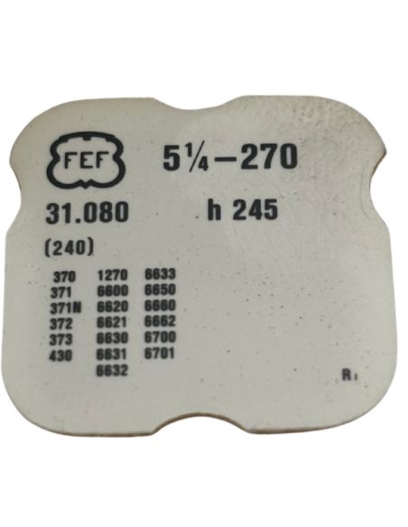 Fef 270 - 240 Chaussée lanternée - Cannon pinion H:245
