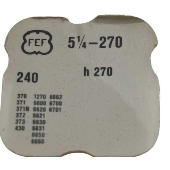Fef 270 - 240 Chaussée lanternée - Cannon pinion H:270