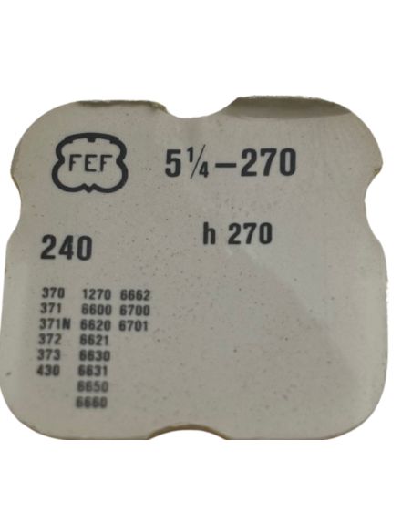 Fef 270 - 240 Chaussée lanternée - Cannon pinion H:270