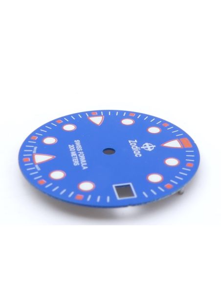 Zodiac Swiss Formula cadran bleu - dial