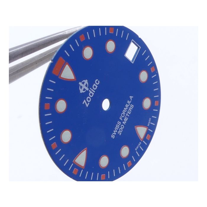 Zodiac Swiss Formula cadran bleu - dial