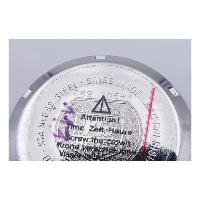 Tag Heuer 262. 006-1 Fond de boîte - Case back