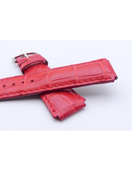 Marlboro Racing F1 Bracelet croco - Genuine croco strap - Red