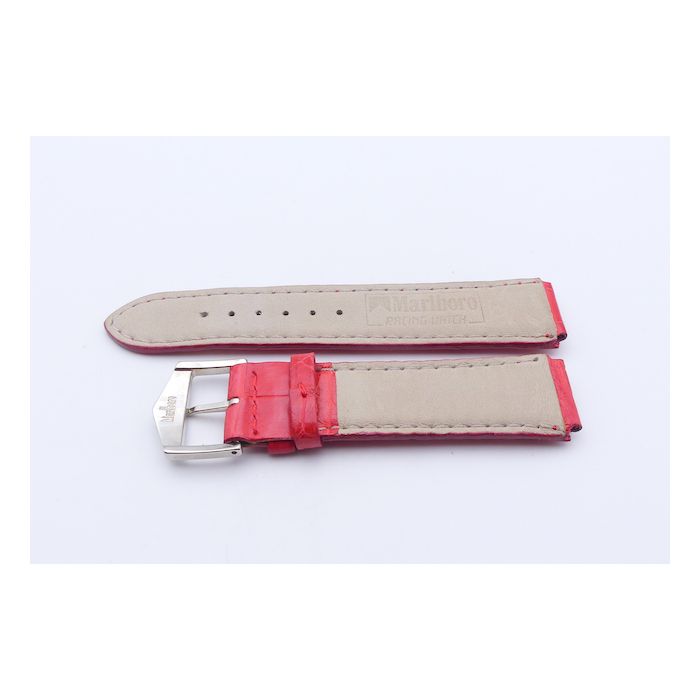 Marlboro Racing F1 Bracelet croco - Genuine croco strap - Red
