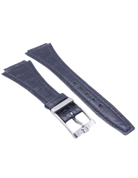 Omega Bracelet croco avec boucle - Strap with buckle - 20mm
