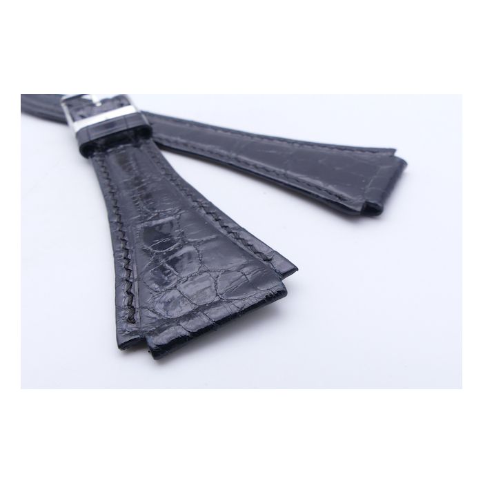 Omega Bracelet croco avec boucle - Strap with buckle - 20mm