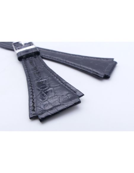 Omega Bracelet croco avec boucle - Strap with buckle - 20mm