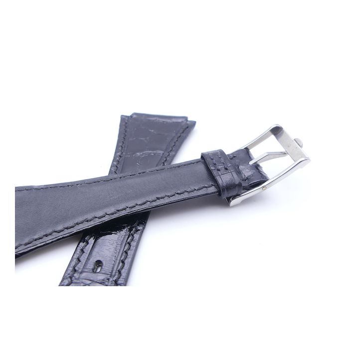 Omega Bracelet croco avec boucle - Strap with buckle - 20mm