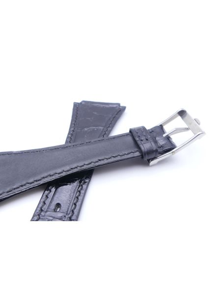 Omega Bracelet croco avec boucle - Strap with buckle - 20mm