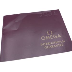 Omega 1031 Garantie vierge - International Guarantee