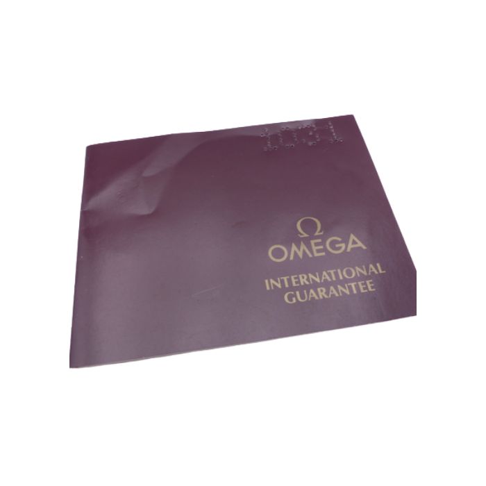 Omega 1031 Garantie vierge - International Guarantee
