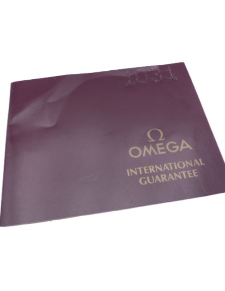 Omega 1031 Garantie vierge - International Guarantee