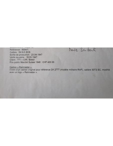 Omega Railmaster CK 2777Cadran - Dial- RAF