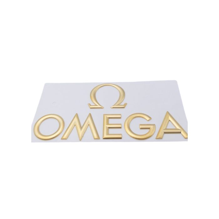 Omega lettres dorées - golden letters