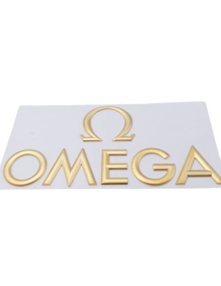 Omega lettres dorées - golden letters