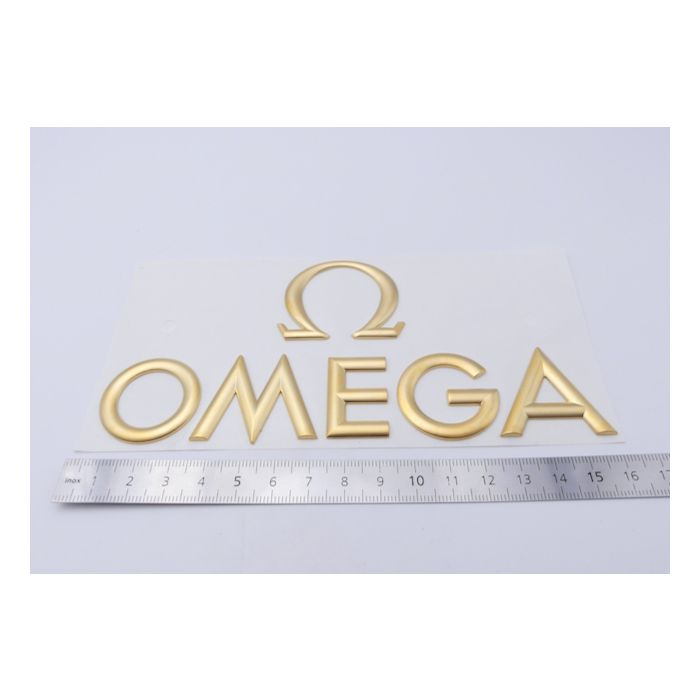 Omega lettres dorées - golden letters