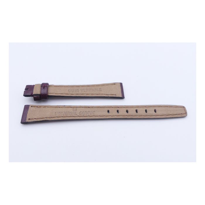 Universal Genève bracelet cuir 13mm - Leather strap