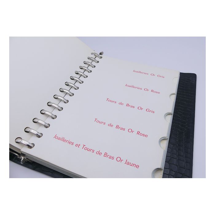 Omega Classeur "montres de luxe" - Vintage lady watches book