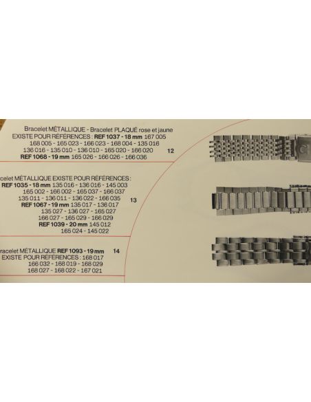 Omega bracelet Mesh 22mm - Steel strap N°11